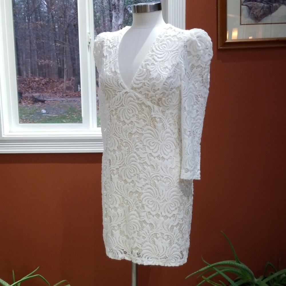 NEW Free People white lace dress
